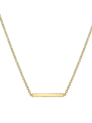 Mini Straight Bar Necklace