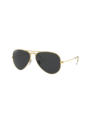 Ray-ban Rb3025 919648 Unisex Pilot Lifestyle Sunglasses Gold