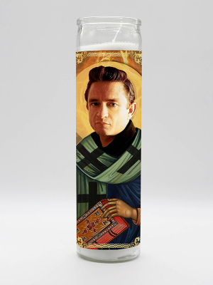 Johnny Cash Candle