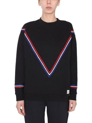 Être Cécile Chevron Patterned Sweatshirt