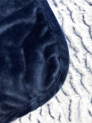 50"x60" Faux Fur Reversible To Mink Weighted Throws - Dream Theory