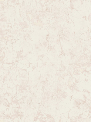 Crackled Faux Wallpaper In Blush From The Vintage Home 2 Collection By Wallquest