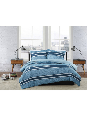 London Fog Mitchell Stripe Comforter Set