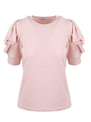 Redvalentino Ruffled Sleeve Top