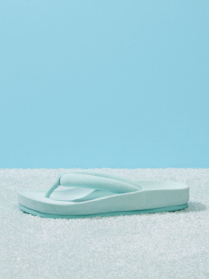 Puffer Padded Flip Flop - Baby Blue