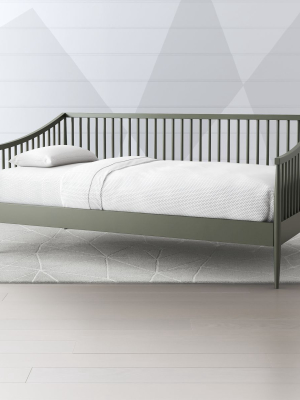 Hampshire Spindle Olive Green Daybed