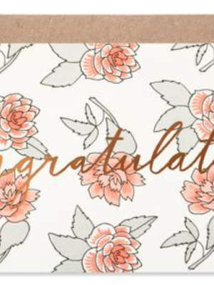 Hartland Brooklyn Congratulations Roses With Copper Foil