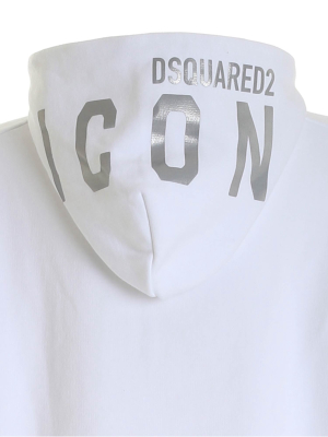 Dsquared2 Logo Print Drawstring Hoodie