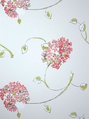 Sample Corsham Wallpaper In Multi-color From The Woodsford Collection By Nina Campbell