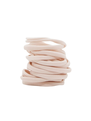 Eco-friendly Nylon Elastics 20pc Set - Blush