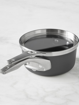 Calphalon Premier Space-saving Hard-anodized Nonstick Saucepan With Cover