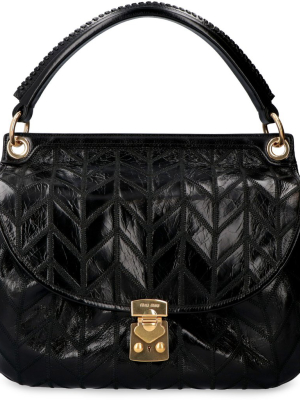 Miu Miu Quilted Tote Bag