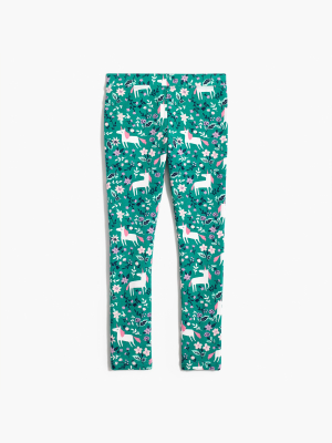 Girls' Unicorn Garden Leggings