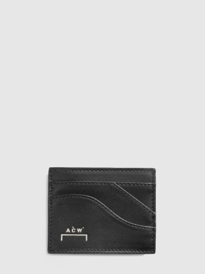 A-cold-wall*: Leather Zip Pouch [black]