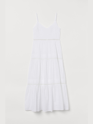 V-neck Cotton Dress