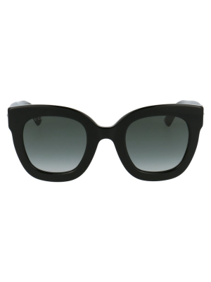 Gucci Eyewear Monogram Star Cat-eye Sunglasses