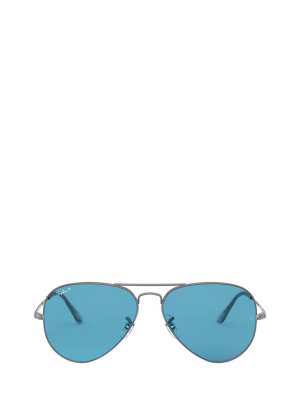 Ray-ban Rb3689 Aviator Polarised Sunglasses