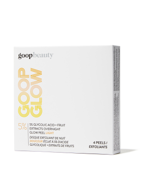 Goopglow 5% Glycolic Acid Overnight Glow Peel Light - 4-pack