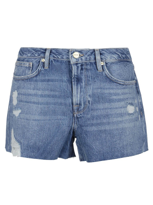 Frame Le Brigette Distressed Denim Shorts