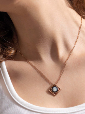 The Tetrad Necklace In Rose Gold