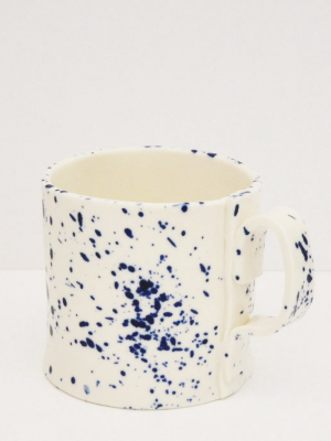 Porcelain Splatter Mug Putty & Ink