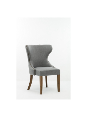 Rema Dining Chair Gray & Brown - Boraam