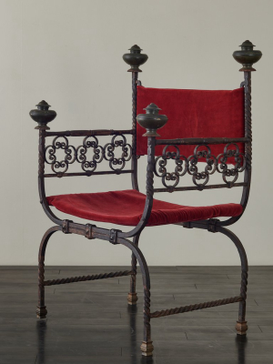 Iron Curule Chair