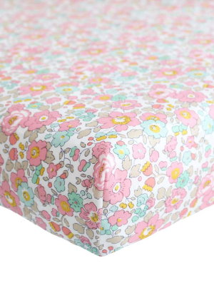 Fitted Sheet Made With Liberty Fabric Betsy Rose