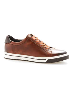 Burnished Leather Sneaker