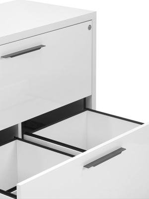 Gammel Lateral File - White