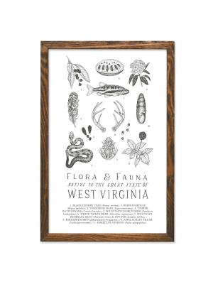 West Virginia Field Guide Print