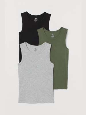 3-pack Cotton Tank Tops