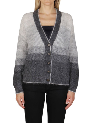 Brunello Cucinelli Gradient V-neck Cardigan