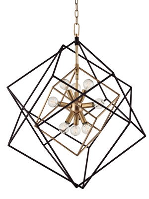 Roundout 9 Light Pendant