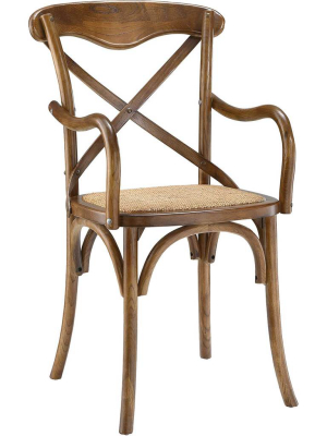 Gentry Dining Armchair Walnut