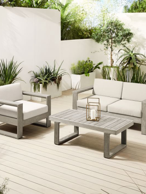 Portside Outdoor Sofa, Lounge Chair & Coffee Table Set