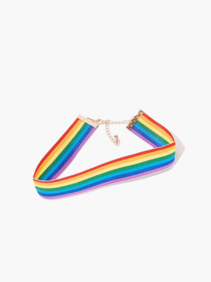 Rainbow-striped Choker