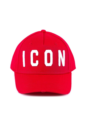 Dsquared2 Icon Logo Embroidered Baseball Cap