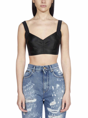 Dolce & Gabbana Bralette Crop Top