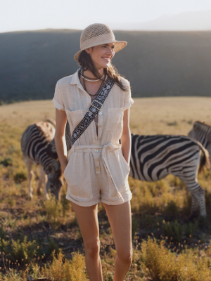 Cloth & Stone Safari Linen Romper