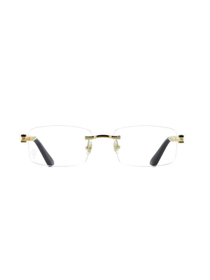 Cartier Rimless Rectangular Lens Glasses