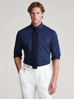 Classic Fit Dot Poplin Shirt