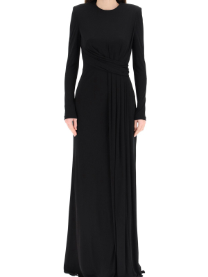 Alexander Mcqueen Pleated Maxi Dress