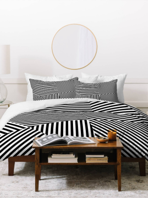 Three Of The Possessed Dazzle New York Duvet Set - Deny Designs