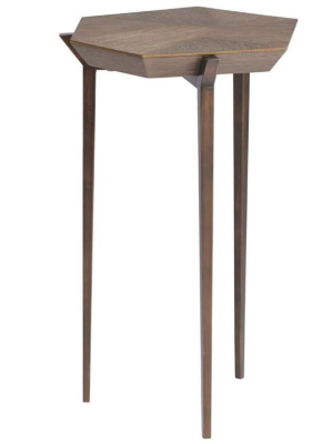 Alchemy Living Gallery Indulge Chair Side Table - Brown