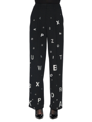 Eye Test Pleated Pant