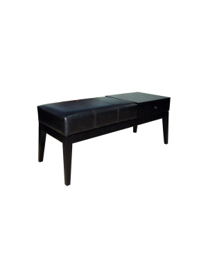 Classic Rectangular Bench Black - Ore International