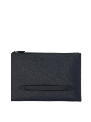 Salvatore Ferragamo Logo Embossed Document Holder