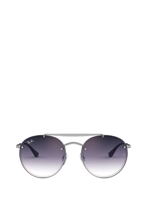 Ray-ban Blaze Round Double Bridge Sunglasses