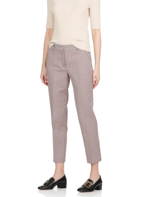 Weekend Max Mara Floral Jacquard Pants